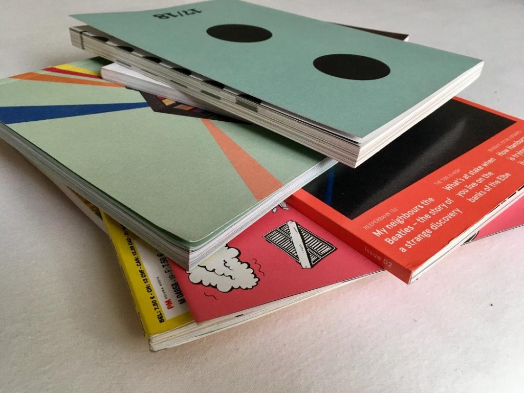 Designstudentin sucht nach schön gestalteten Magazinen