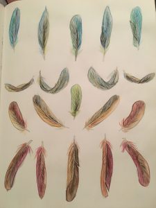 Feather art