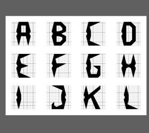 Typographie Alphabet
