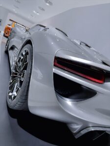 Foto von Porsche 918 Spyder,aufgenommen von einem Designstudent