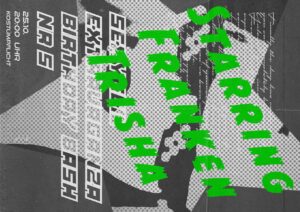 Plakat für Geburtstagsparty