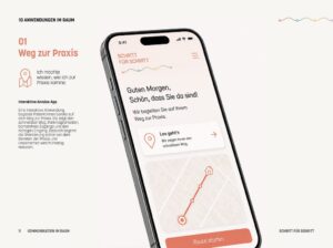 Designstudentin entwickelt Kommunikationssystem für Arztpraxis